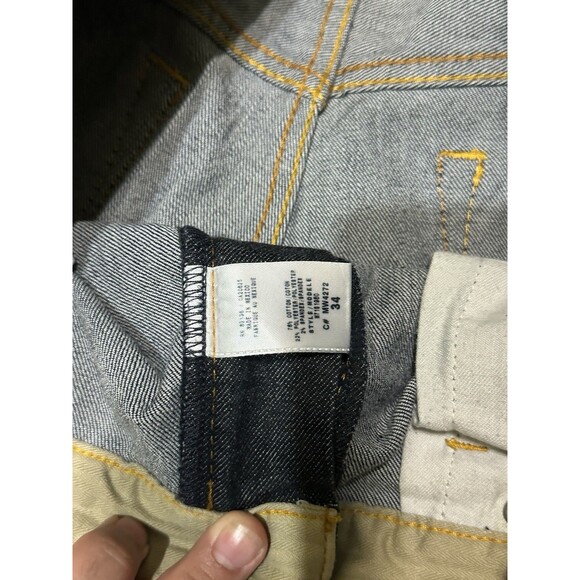 Guess Jeans Denim Baggy Shorts Mens Size 34 Dark Wash‎ Y2K Grunge Skater - Picture 5 of 8